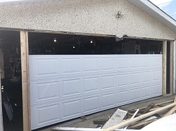 16x7 installed from (2) 9x7 garage door(s)